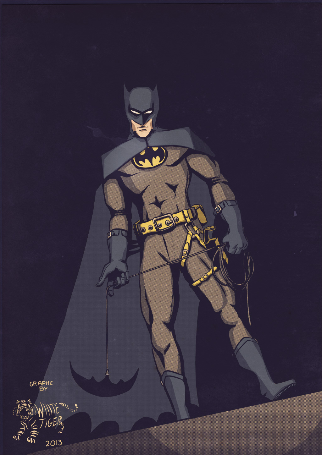Batman Costume Redesign – White Tiger Grafiks
